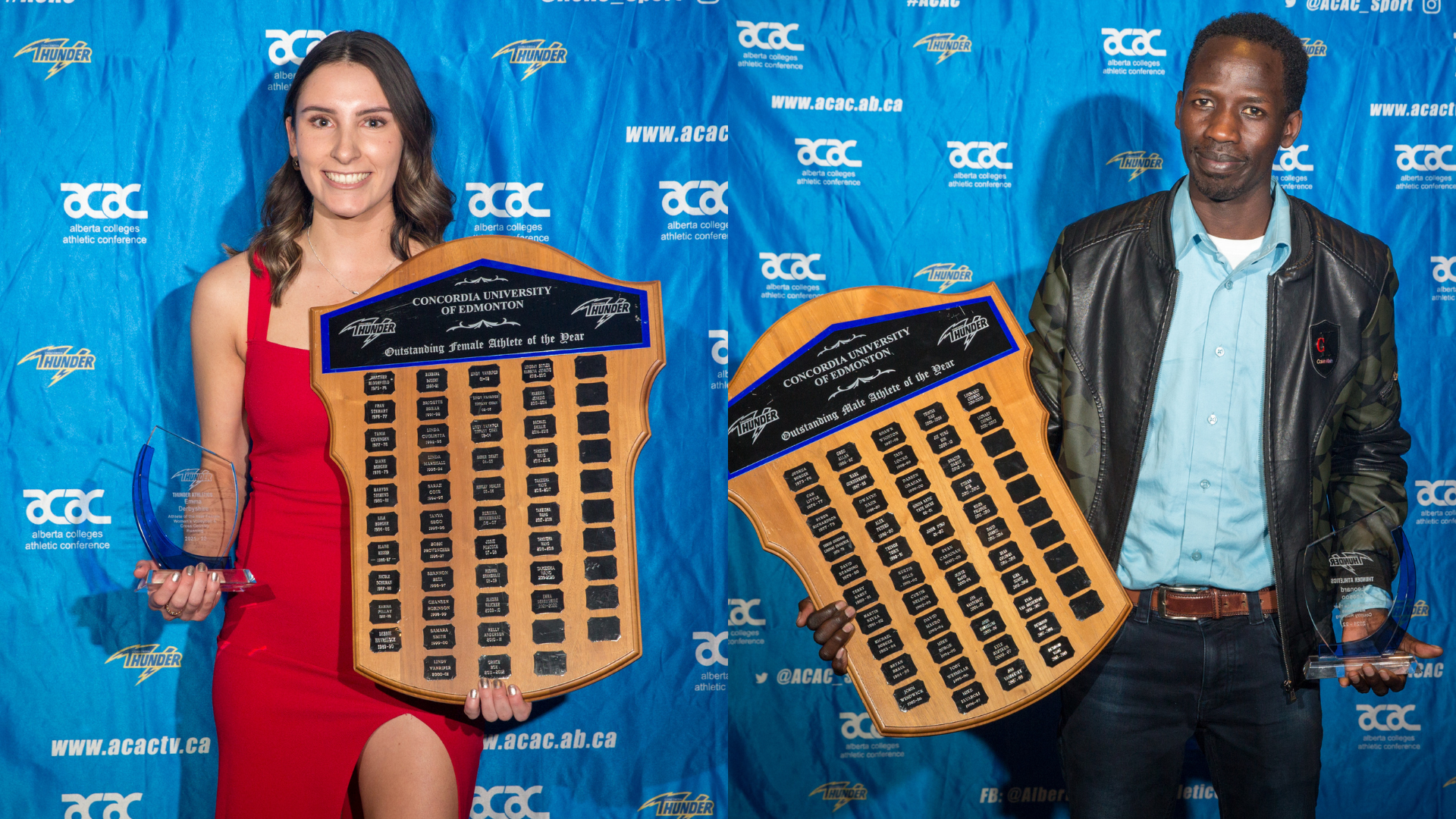Blue & Gold Awards: Derbyshire & Chesoo named Thunder Athletes of the Year