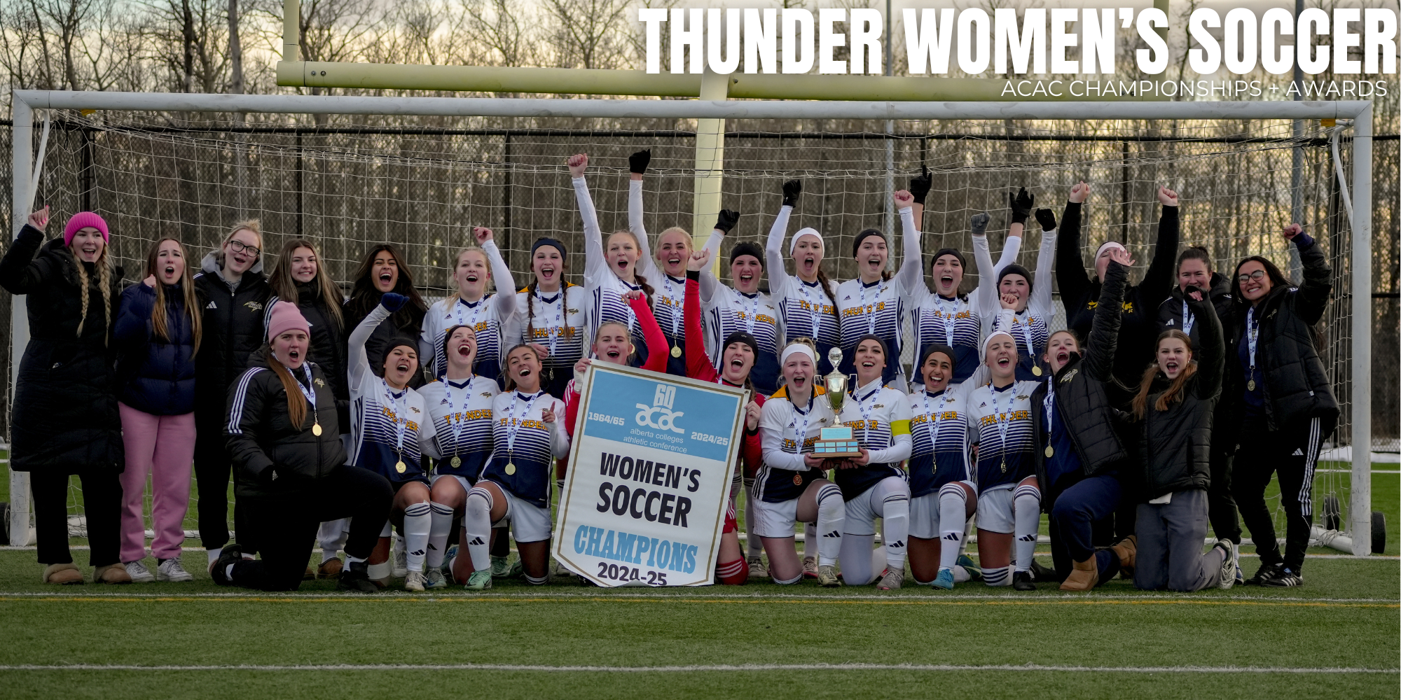 Thunder Women's Soccer Capture 2024 ACAC Soccer Championship