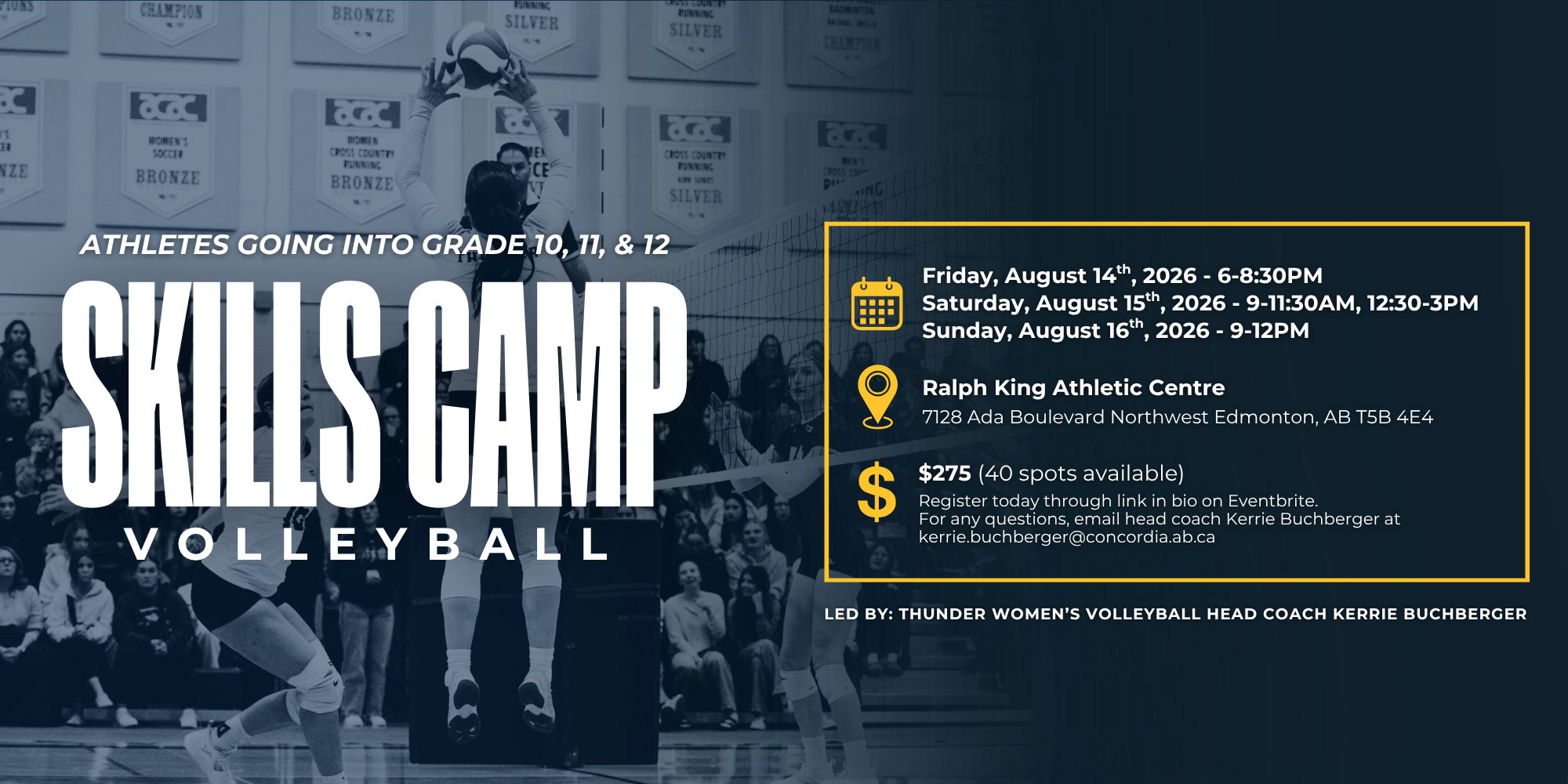 Thunder WVB August Skills Camp